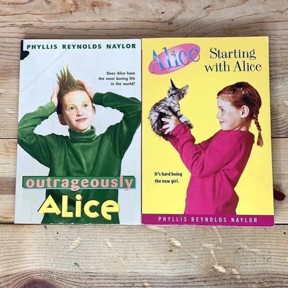 ALICE Series Books Lot of 5 Paperback Phyllis Reynolds Naylor Young Adult - Picture 3 of 4